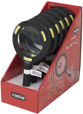 Lupa 2x con Luz Cob Led Ratio